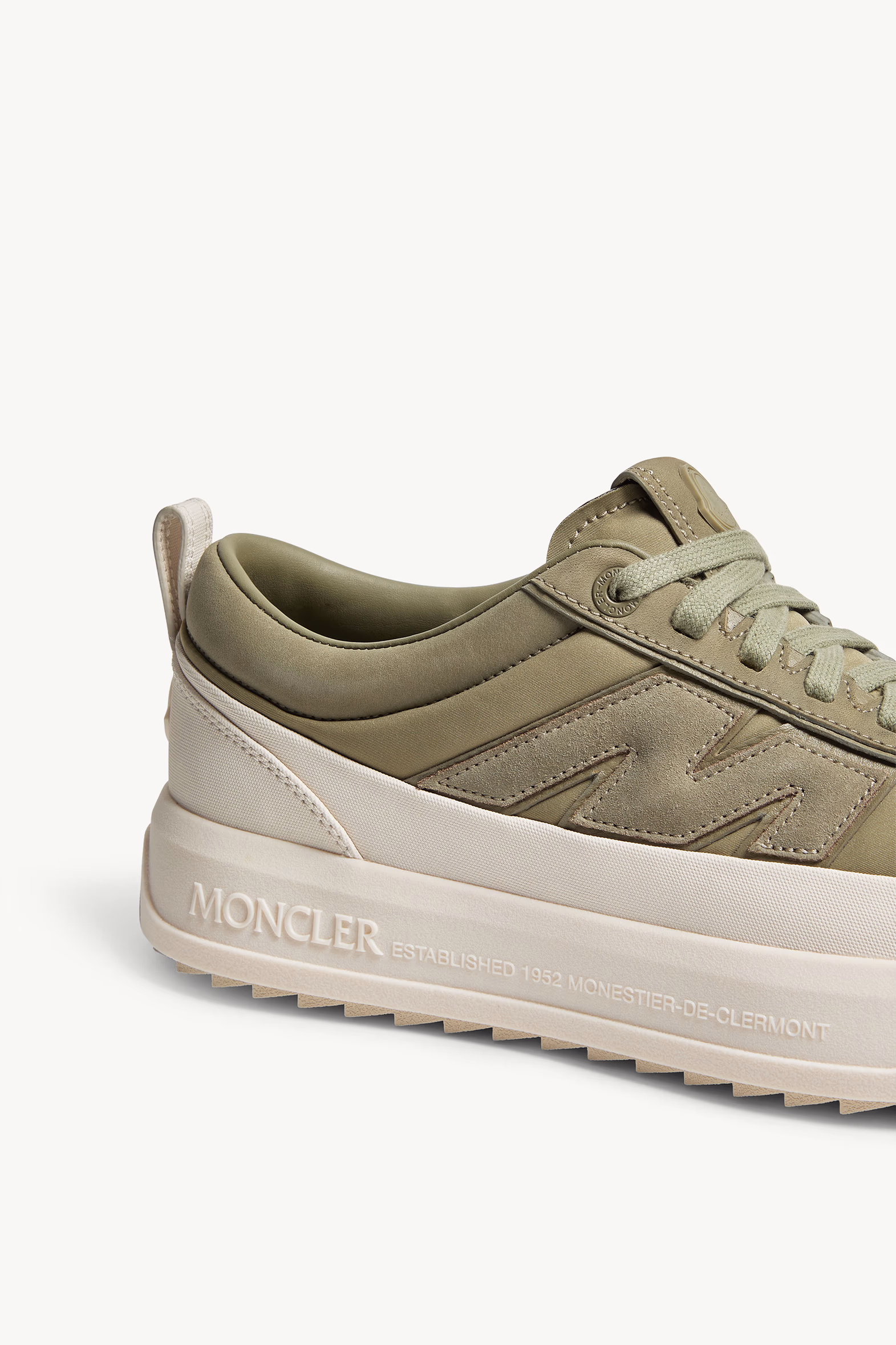 Zapatillas de nobuk y ante Moncler Altive Hombre Verde Salvia Moncler 8